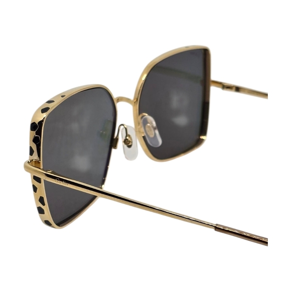 CARTIER LAQUERED Gold and Brown Sunglasses - Picture 9 of 10